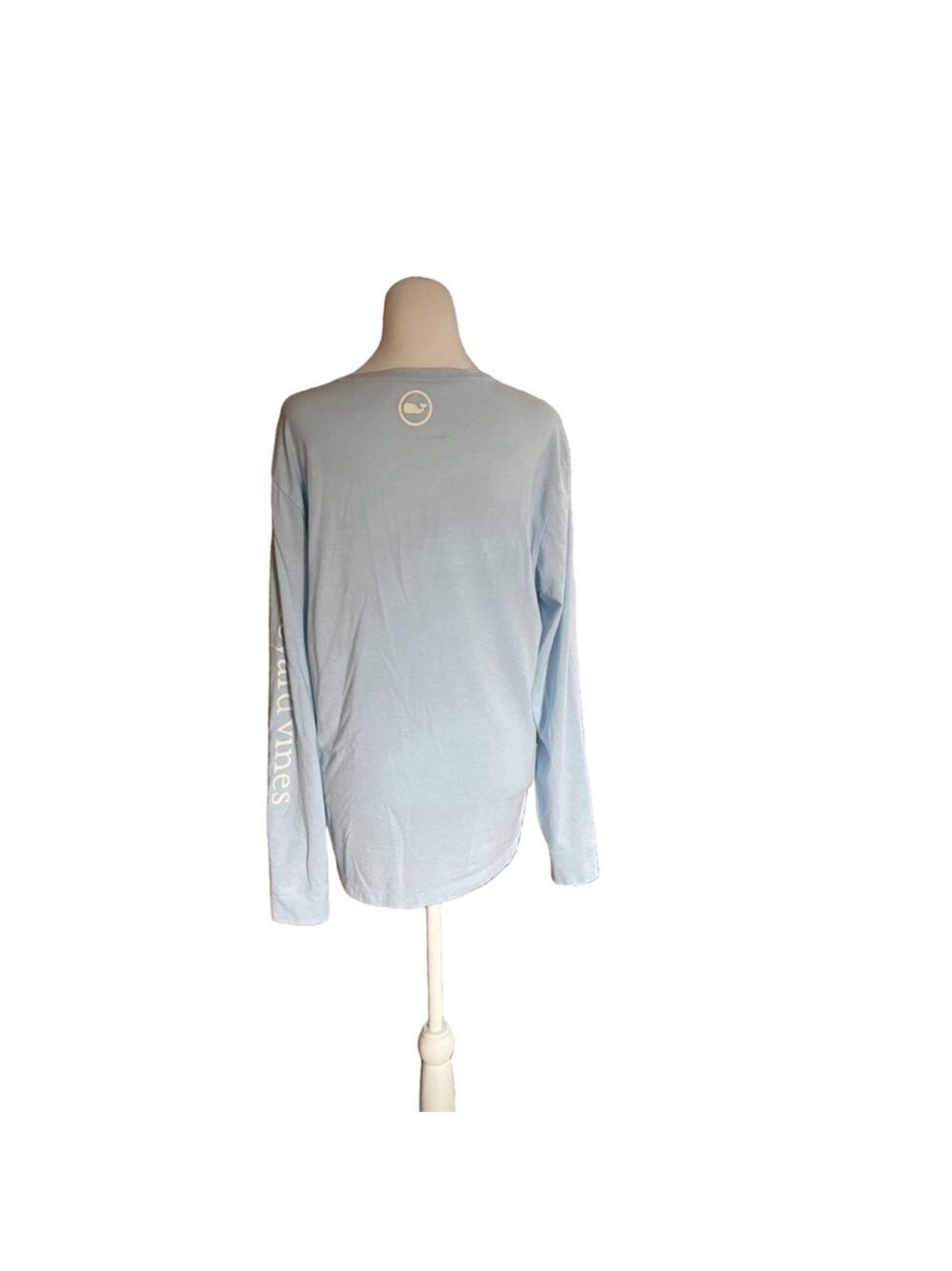 Women’s Vineyard Vines Light Blue Long Sleeve T-Shirt Size S - Picture 3 of 4